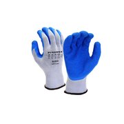 Pyramex Crinkle Latex Glove with 10G Knit Liner, Size M, 12PK GL503M